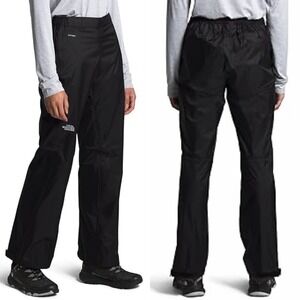 North Face Venture Half‎ Zip Pants Black Womens Size XL Outdoors Packable Hiking